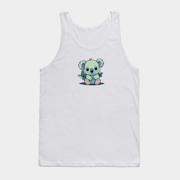 Koala Tank Top by TinyLittleSquares